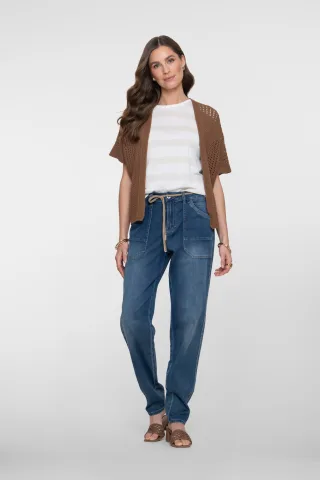 Geisha Fashion Women - 61022-10 stonewash denim - Gr. - 36