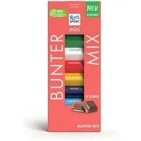 Ritter SPORT Schokolade, Ritter Sport Mini 9er Bunter Mix Mischung aus Schokoladentafeln 150g