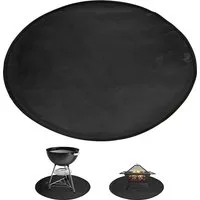 FELIXLEO Topflappen Feuerfeste Matte 91cm Rund BBQ Grillmatte Hitzeschutzpad, (1-tlg)