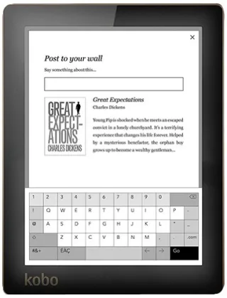 Kobo Aura 4GB [6" WiFi only] pink