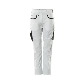 MASCOT Damen Hose UNIQUE Weiß / Dunkelanthrazit 44 - 18678-230-0618-76C44