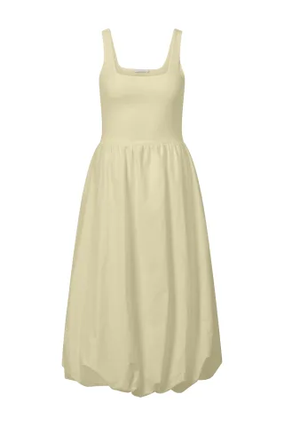 Rich & Royal - Balloon Dress soft butter - Gr. - S