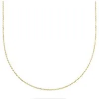 FAVS Collier FAVS Damen-Kette 375er Gelbgold