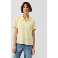 s.Oliver Kurzarmshirt Polo-Shirt Poloshirt aus Baumwoll-Piqué