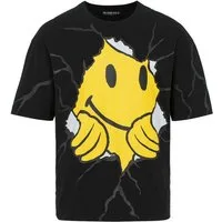 RedBridge T-Shirt mit Smiley-Print Trendiges Oversize Streetwear-Shirt