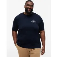 Tommy Hilfiger Big & Tall T-Shirt BT-SCRIPT STACK Große Größen, aus Jersey mit Logo