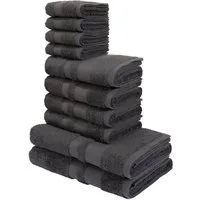 OTTO home Handtuch Set Vanessa, 10-tlg Handtuch-Set, weich, in Standard- und Premium-Qualität, Walkfrottee (Set, 10-St), 100% Baumwolle, Duschtücher, Handtücher, Gästetücher, mit Bordüre