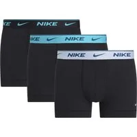 Nike Underwear Trunk TRUNK 3PK (Packung, 3-St., 3er) mit farbigem NIKE Logo-Elastikbund
