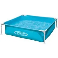Intex Framepool Mini, 122 x 122 x 30 cm, Kinderpool, Babyplanschbecken