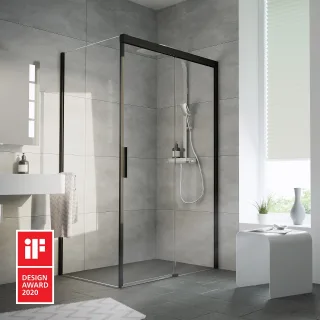 HSK Atelier Plan Schiebetür 2-teilig mit Seitenwand 174081xx