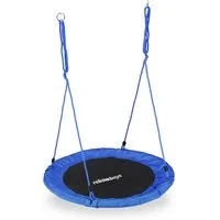 relaxdays Nestschaukel 90 cm, blau