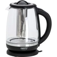 Camry Wasserkocher CR 1290 Wasserkocher Glas mit Temperatureinstellung 2 L 2200 Watt