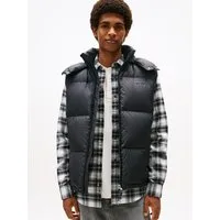 Tommy Jeans Steppweste ALASKA DOWN VEST Regular fit mit abnehmbarer Kapuze