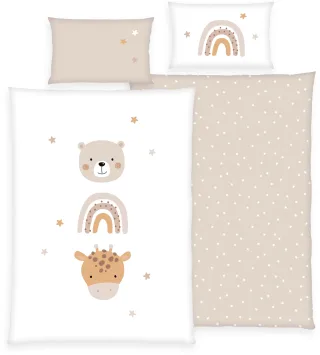 Baby Best Babybettwäsche "Little Friends" 2 Stk. mit liebevollem Motiv