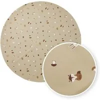 Meyco Baby Bodenschutzmatte Forest Animals Sand, 1-St., one size