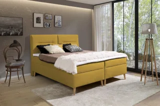 Boxspringbett Schlafzimmerbett DANILO 140x200cm inkl.Bettkasten