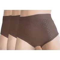 Dekker Taillenslip Damen Hüftslip Seamless 3er Pack ohne Nähte super elastisch (Packung, 3er - Pack) Satinpünktcken