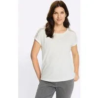 Sieh an! T-Shirt Rundhals-Shirt Extra kurz