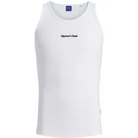 Jack & Jones T-Shirt JORNORREBRO RIB TANK TOP, Bright White