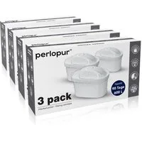 PerloPur Kalk- und Wasserfilter Unimax Pack 12 passend für Brita Maxtra Plus Systeme, Zubehör für Brita Maxtra u. Maxtra+ Filter Kartuschen