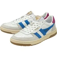 Gola Hawk 2025 weiss/pazificblau/fuchsiapink Damen Sneaker