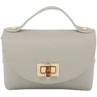 BRISE TASCHE Schultertasche Mini – Elegante kleine Wildleder & Nappaleder Tasche (Einzelartikel), Kompakt, leicht, weiches Wildleder