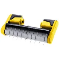 Gloria Elektro-Fugenbürste MultiBrush XL Erweiterungs-Set mit Rasenlüfter – 32 cm Arbeitsbreite
