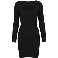 URBAN CLASSICS Shirtkleid Urban Classics Damen Ladies Cut Out Dress (1-tlg)