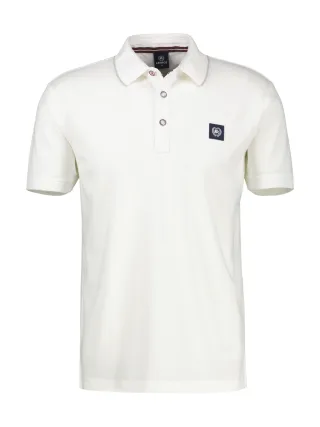 LERROS - POLO-KNOPF broken white - Gr. - XL