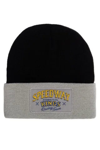 King Kerosin Herren Strickmütze Speedway Kings navy