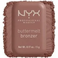 NYX PROFESSIONAL MAKEUP Bronzer BUTTERMELT BRONZE BRONZER, für einen natürlichen Glow, der den ganzen Tag lang hält