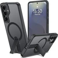 CoolGadget Handyhülle für Samsung Galaxy S24 Plus / S25 Plus 6,7 Zoll, TPU Schutz Hülle Metall Ständer aufklappbar Hülle für Magsafe Zubehör