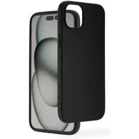 Hama Handyhülle Handyhülle "Fantastic Feel" für Apple iPhone 15, Schwarz, Kratzschutz und bezogene Seitentasten