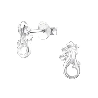 Salamander Ohrringe aus 925 Silber