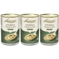 Lacroix Fertiggericht, Lacroix Steinpilz Creme Suppe aromatisch lecker cremig 400ml 3er Pack