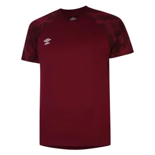 Umbro - "Atlas" Trikot für Herren (Weinrot/Weiß)