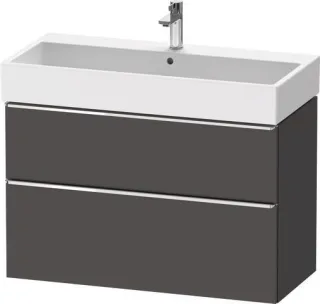 Duravit D-Neo Waschtischunterbau wandhängend Graphit Matt 984x442x625 mm - DE4374010490000 DE4374010490000