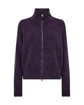 MOS MOSH - MMThora Knit Zip Cardigan sweet grape - Gr. - S
