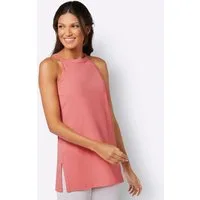 Sieh an! Shirttop Longtop Ärmellos