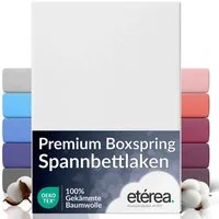etérea Himmlische Qualität Spannbettlaken etérea Extra Jersey Spannbettlaken 90x200 -, Jersey, Gummizug: rundum, (1 Stück)