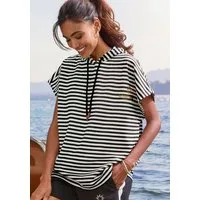 H.I.S Kapuzenshirt mit Kordelzug und weitem Armausschnitt, Loungewear