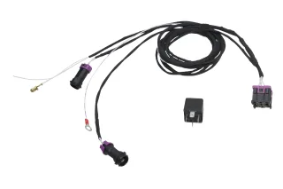 Original Kufatec Kabelsatz Kabelbaum Adapter Kabel Nebelscheinwerfer (NSW) + Relais für Audi 100 C4