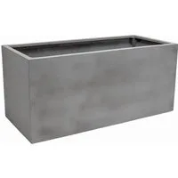 VIVANNO Pflanzkübel Fiberglas MAXI Kasten - Betongrau Beton-Design (1 St), 60x30x30 cm