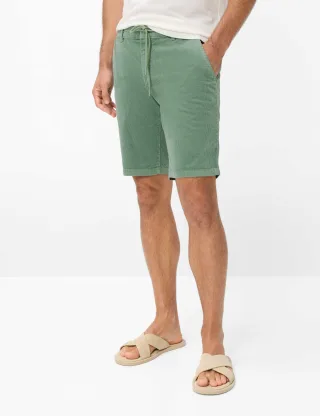 Brax Herren Bermuda Style BALU HERB, hellgrün, Gr. 33