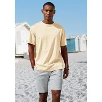 Beachtime T-Shirt, sommerliches Shirt mit modischem Surfer Print Regular-Fit, mit kleinem Print vorn und großem Print hinten