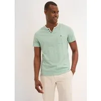 bonprix 2-in-1-Shirt Regular Fit, mit Brusttasche, Henley-Stil, Lagen-Look