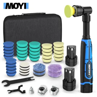 MOYI Portable Handheld Electric Polishing Machine Car Polishing Waxing Glaze Sealing Machine 5 Adjustable Speed Levels C