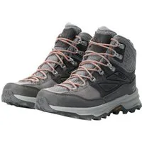 Jack Wolfskin Cyrox Texapore Mid (Leder/Textil, wasserdicht) grau Damen Wanderschuh