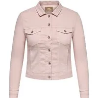 ONLY CARMAKOMA Jeansjacke CARWESPA COLOUR DENIM JACKET DNM Baumwollmischung