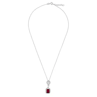 Orphelia 'Enora' Damenkette aus 925 Sterling Silber mit Anhänger - Silber ZH-7426/RU